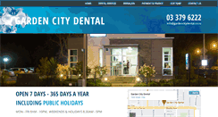 Desktop Screenshot of gardencitydental.co.nz