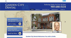 Desktop Screenshot of gardencitydental.ca